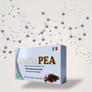 Confezione di ChokoPEA integratore PEA al cioccolato